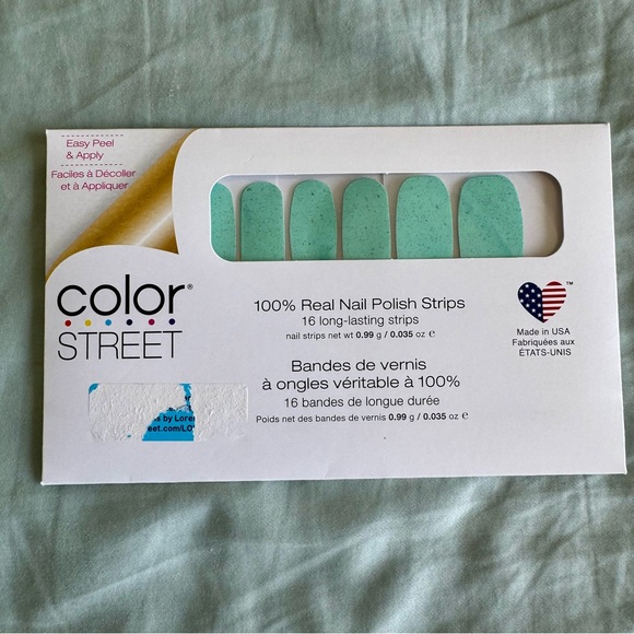 *Retired* Color Street: Tranquil Waters | Turquouse Glitter Sea Ocean Spring - Picture 3 of 16